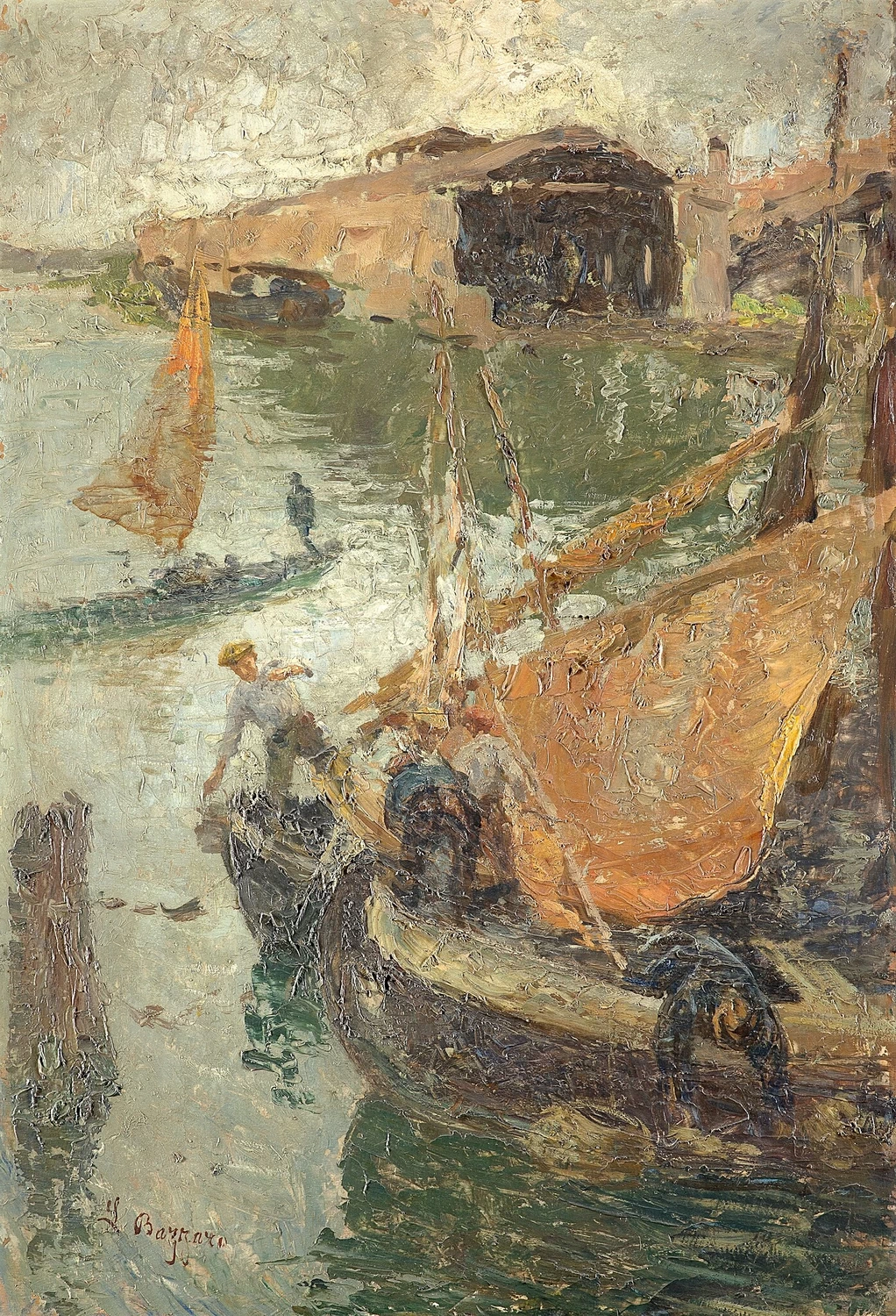 Bragozzi nel porto di Chioggia